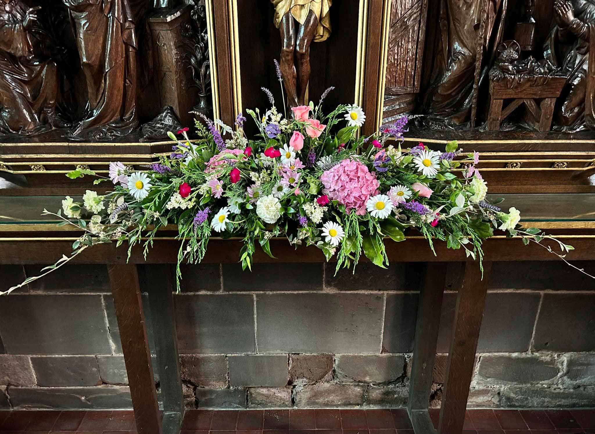 Bespoke farewell flowers